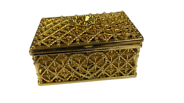 Baú dourado do Tesouro prosperidade Grande