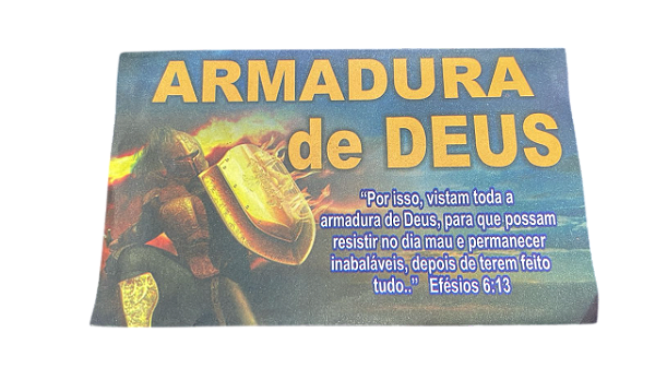 Envelope Armadura de Deus colado papel  100 unids