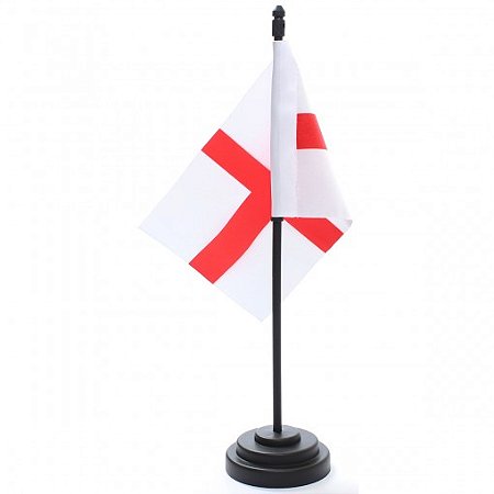 Bandeira De Mesa Inglaterra 14x21 cm com pedestal