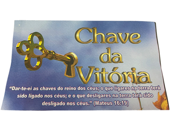 Envelope Chave da Vitória colado campanha 100 unidades