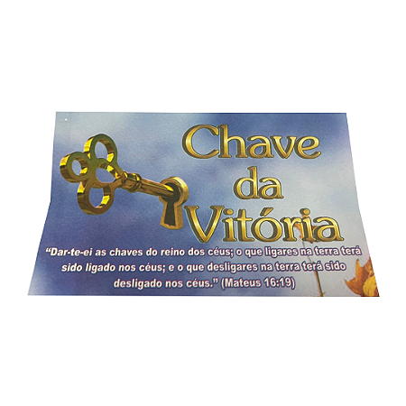 Envelope Chave da Vitória colado campanha 100 unidades