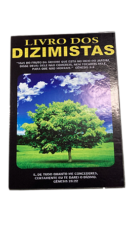 Caderno dos Dizimista a4 100 folhas capa dura