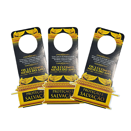 Protetor de Porta Arca da Aliança – Proteção e Salvação 50 unidades