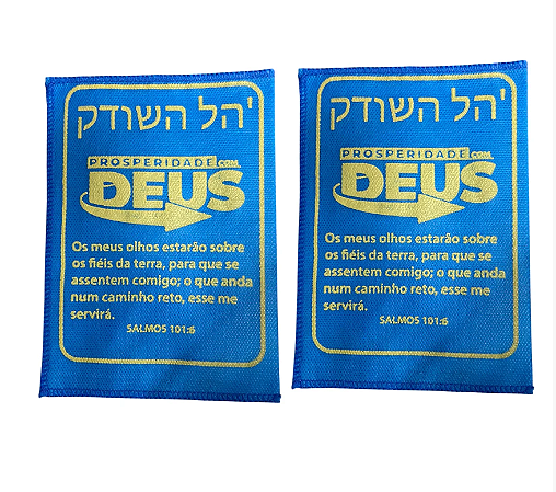 Saquitel Aliança com Deus Hebraico iurd TNT 50 unids