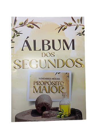 Livro Álbum dos Segundos IURD Madeira 1 metro 120 folhas