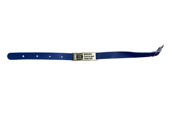 Pulseira Eu posso Eu Consigo Dourada Courino 10 unidades