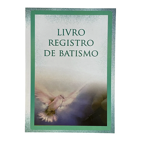 Livro De Registro De Batismo