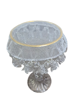 Cobre Taça Pedraria Transparente