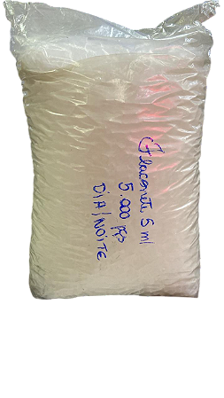 Frasco Flaconete de 5ml Plástico com Tampa de Pressão / Óleo de Unção - 5000 unidades