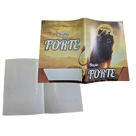 Pasta Leão de Judá Nação Forte neutro a4