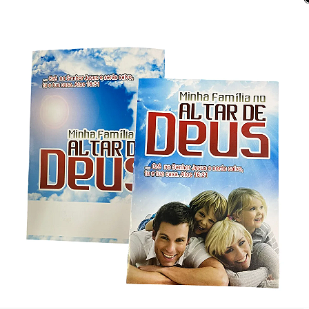 Pasta Minha Família no Altar a4 papel brilho