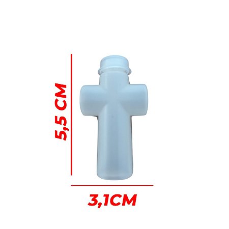 Frasco em Formato de Cruz 15ml – Para Elemento de Unção