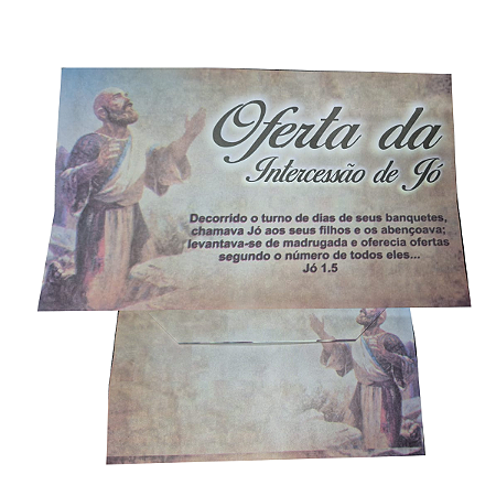 Envelope Colado Oferta de Jó 100 unidades