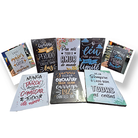 Quadro Decorativo Evangélico com Frases Inspiradoras a4 - 1 unidades