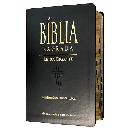 Bíblia Sagrada NTLH, Letra Gigante, com mapa, com índice, Capa Preta