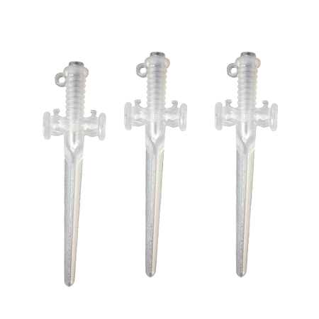 Espada de Acrílico Porta Óleo Transparente 11cm grande