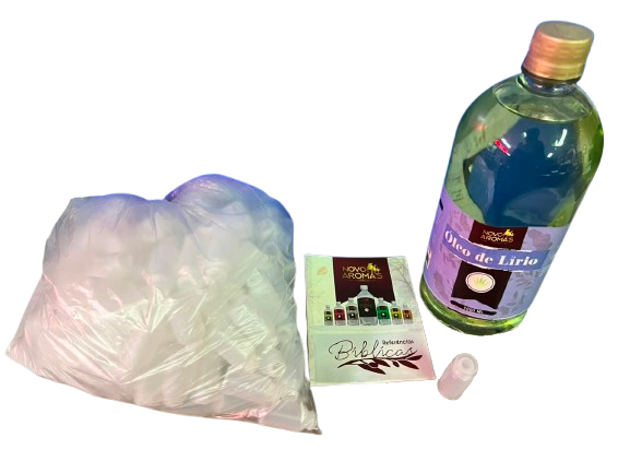 kIT Óleo de Unção 1 Litro + Flaconete 100uni – Fragrância para Ungir e Consagrar