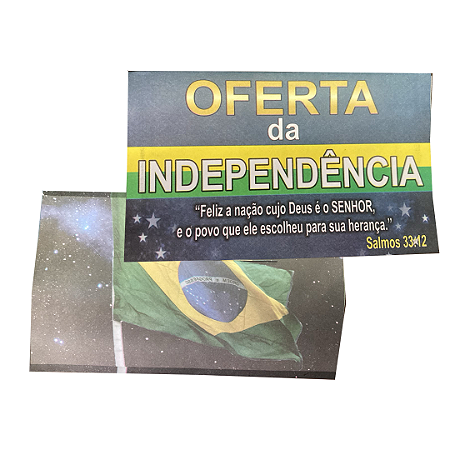 Envelope Colado Oferta Minha Independência - 10x15cm