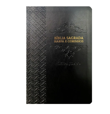 Bíblia Sagrada Letra Jumbo ARC Capa Luxo Preta