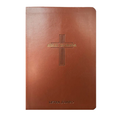 Bíblia Sagrada ARC Letra Jumbo Com Harpa Cruz Bordõ