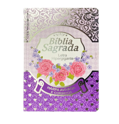 Bíblia Sagrada ARC Letra Hipergigante Lilás
