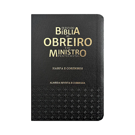 Bíblia De Estudo Do Obreiro E Do Ministro Full Color - Preta