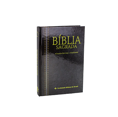 Bíblia Sagrada ARA Letra Regular Capa Dura Preta