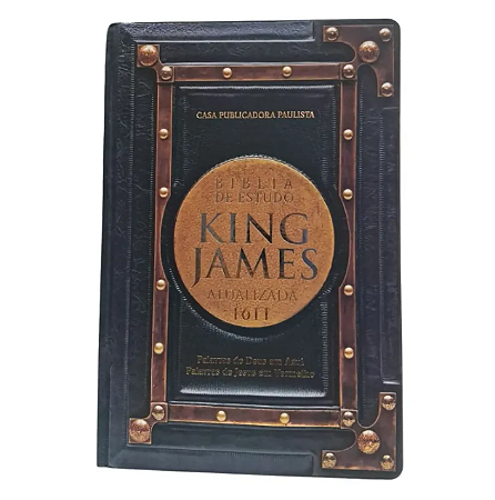 Bíblia King James Atualizada 1611 Jumbo Palavra De Jesus Em Vermelho