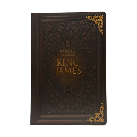 Bíblia De Estudo King James Edição 1611 Full Color Capa Dura - Arabesco
