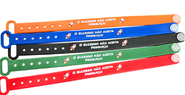 Pulseira Emborrachada O SUCESSO NÃO ACEITA PREGUIÇA!