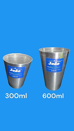 Copos de Alumínio sem alça