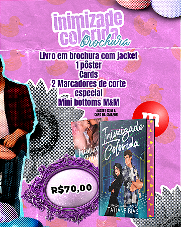 Inimizade colorida - brochura com jacket