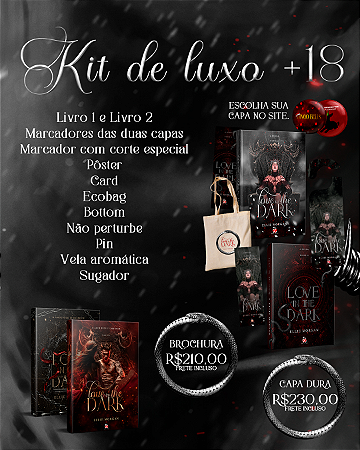 KIT DE LUXO +18 - BROCHURA - LOVE IN THE DARK - OPÇÕES 1