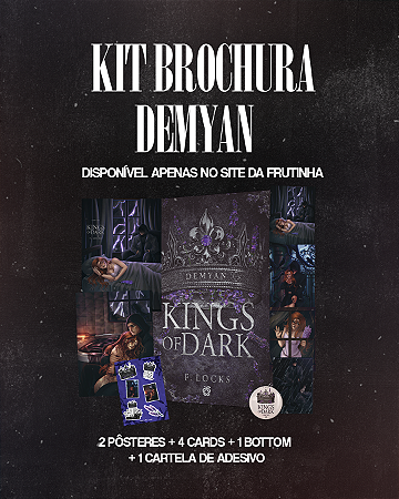 Kit - DEMYAN: KINGS OF DARK: LIVRO 1 - Brochura