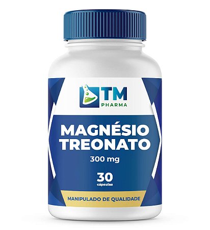 Magnésio Treonato 300mg 30 Cápsulas