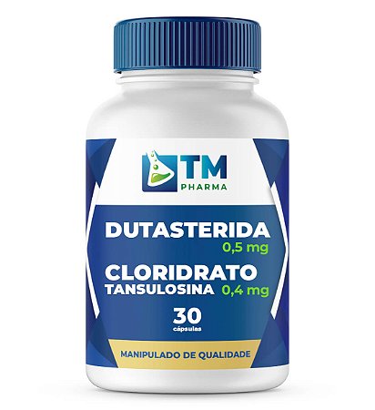 Dutasterida + Cloridrato de Tansulosina 30 Cápsulas TM Pharma