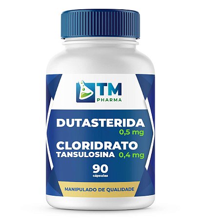 Dutasterida + Cloridrato de Tansulosina  90 Cápsulas TM Pharma