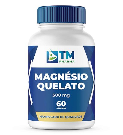 Magnésio Quelato 500mg 60 Cápsulas