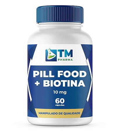 Pill Food + Biotina 60 Cápsulas