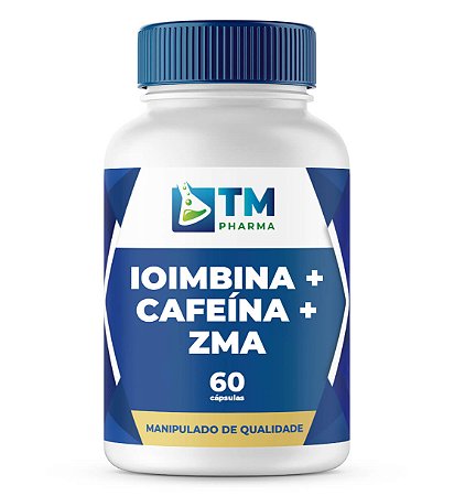 Ioimbina 10mg + Cafeína 150mg + ZMA 60 cápsulas