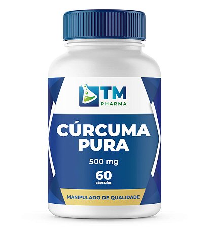 Cúrcuma Pura 500mg 60 cápsulas