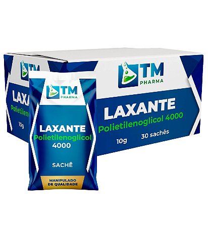 Laxante Polietilenoglicol 4000 10g com 30 Sachês