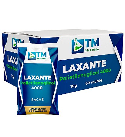 Laxante Polietilenoglicol 4000 10g com 60 Sachês