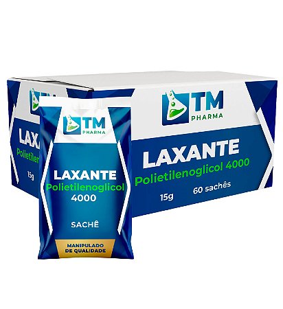 Laxante Polietilenoglicol 4000 15g com 60 Sachês
