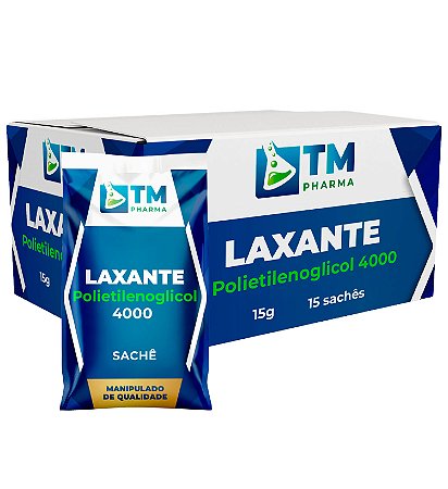 Laxante Polietilenoglicol 4000 15g com 15 Sachês