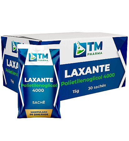 Laxante Polietilenoglicol 4000 15g com 30 Sachês