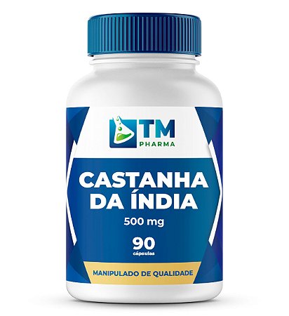 Castanha da Índia 500MG 90 Cápsulas
