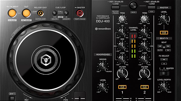 Controlador Pioneer DDJ-400 com Rekordbox - Equipamentos