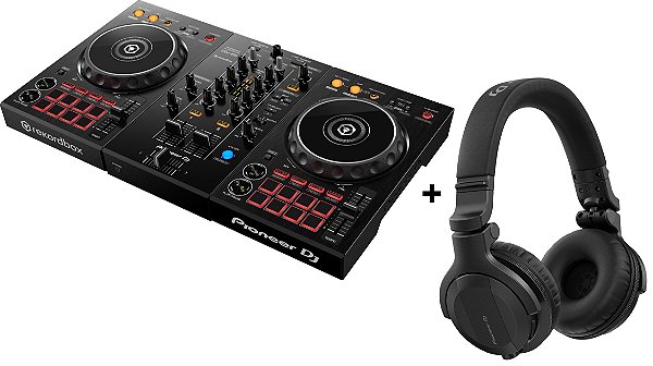 KIT DJ Controlador Pioneer DDJ 400 + Fone Pioneer HDJ CUE1 BT