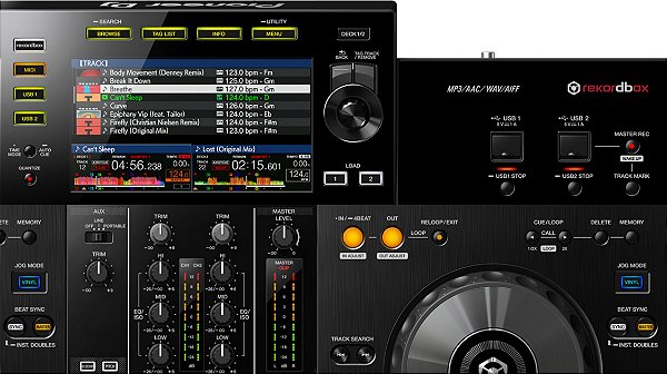 Controlador De 2 Canais Pioneer XDJ-RR Com RekordBox